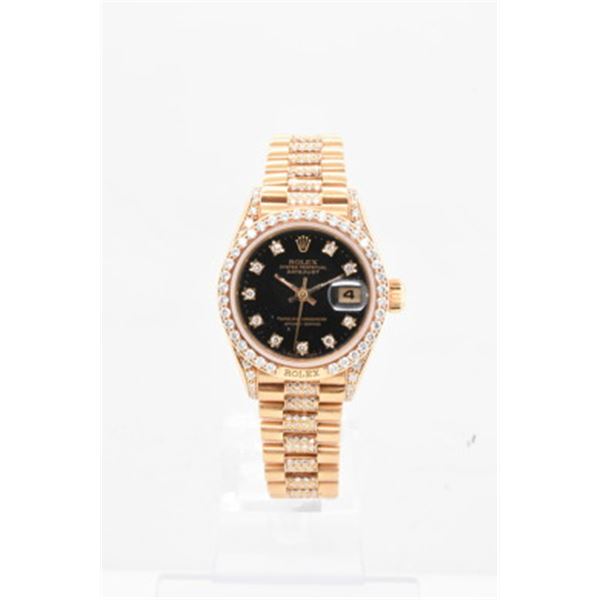 Pre-owned ROLEX DATEJUST Model #69158 Y/G 26mm