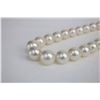 Image 3 : 14-17mm South Sea Round Necklace White Rose with Gold Clasp