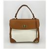 Image 3 : Ralph Lauren Vintage Cream Canvas Tan Leather Rickey Bag