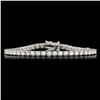 Image 1 : 14k White Gold 4.80ct Diamond Bracelet