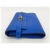 Image 3 : NWOT Hermes Kelly Classic Wallet Mysore Bleu Electrique