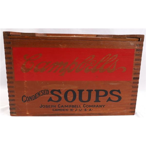 1994 CAMPBELL SOUP 125 YR ANNIVERSARY WOOD BOX