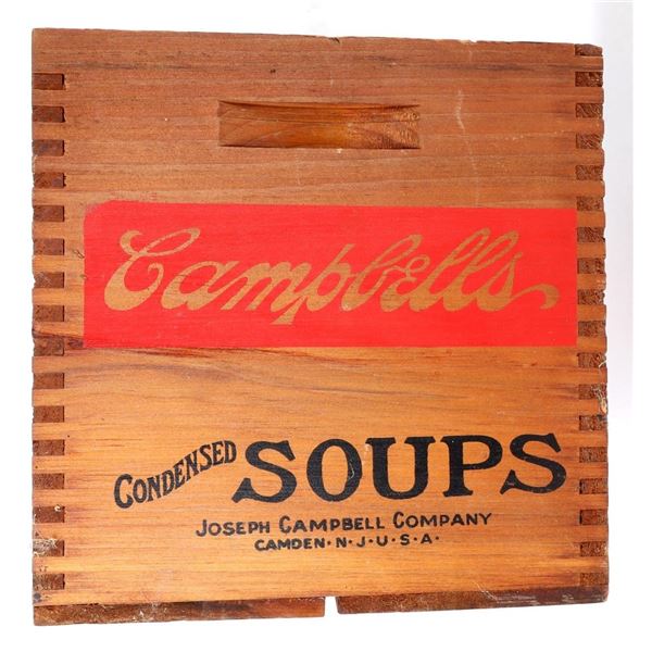 1994 CAMPBELL SOUP 125 YR ANNIVERSARY WOOD BOX