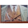 Image 8 : WWII GERMAN  ADOLF HITLER & GORING PORTRAIT PRINT