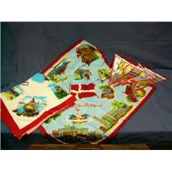 Assorted Danish scarves & flags