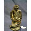 Image 1 : 9.5" soapstone Eskimo figure, wolf