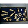 Image 1 : Sterling & silver plate flatware, salt & pepper, t