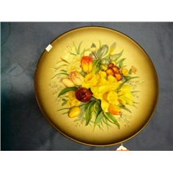 W. H. Bossons 14" flower plate