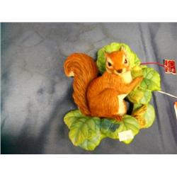 W. H. Bossons squirrel wall plaque