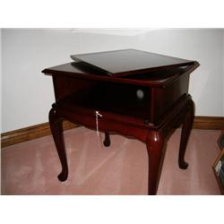 Mahogany Bombay Co. TV table