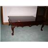 Image 1 : 50" mahogany coffee table w/ball in claw feet