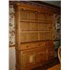 Image 1 : Oak 5 drawer side board w/hutch