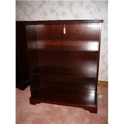 mahogany 3 shelf book case by The Bobay Co.