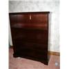 Image 1 : mahogany 3 shelf book case by The Bobay Co.