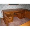 Image 2 : Oak computer desk-71.5"w x 22.5"d