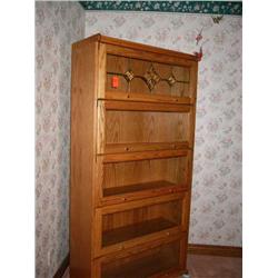 Oak Lawyer's cabinet-72 x 36, 5 shelves