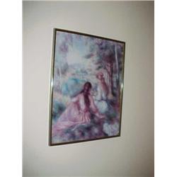 Renoir print-2 girls in meadow-31 x 25