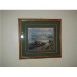 Thomas Kinkade print-Emerald Isle Cottage-21 x 23