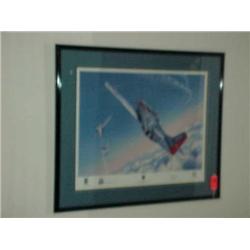 Roy Grimmel framed print-"One of Four that Day" -
