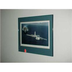 William S Phillips framed print-"Intruder Outbound