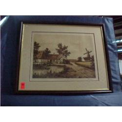 Danish Farm print-purchased in 1968 in Denmark