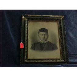 1880's Charcoal art-23 x 27