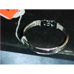 18K gold & sterling bracelet