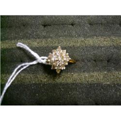 1 Carat TW diamond ring, 10K gold, $1090 retail