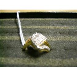 1/2 Carat TW diamond ring, 10K gold, $850 retail