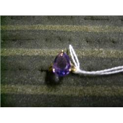 Amethyst & Diamond ring, 14K gold, $299 retail