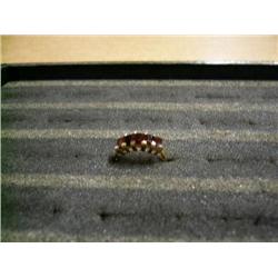 Garnet ring, 10K gold, $229 retail