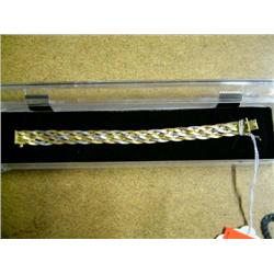 Sterling Silver and gold braclet