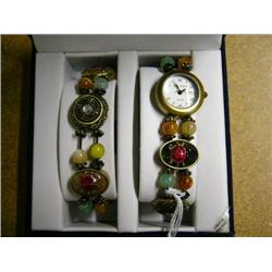 Renaisance Quartz charm watch and bracelet