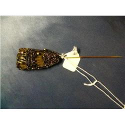 Early 1900's Hatpin (84.00) old Beads and Seeds