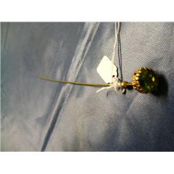 Greenglass top Hat Pin  41.00