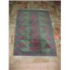 Image 1 : 2-Green, Blue, Maroon Southwestern style throw rug