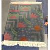 Image 2 : 2-Green, Blue, Maroon Southwestern style throw rug