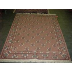 Bidjar 67" X 95" Mauve & bluegray floral design