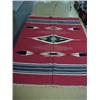 Image 1 : old Am. Indian Blanket 46" X 72" Red