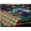 Image 2 : Old wool reversible blanket  60" X 93"