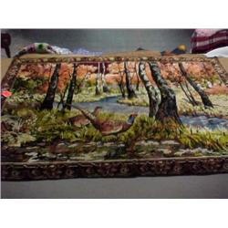 Tapestry 69" X 49" Pheasents