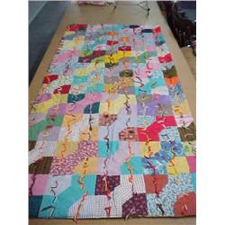 Old handmade quilt  80" X 84"