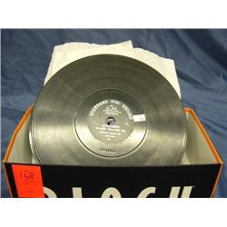 box of 78's records (15-2 sided 1-1sided)