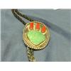 Image 1 : signed sterling silver bolo tie - coral /turquoise
