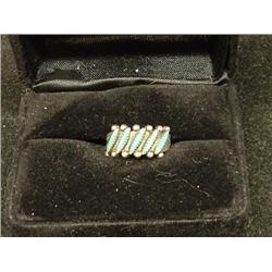 sterling & turquoise pinky ring (45 years old)