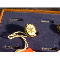 Canterbury tie clips from England