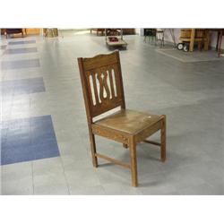 oak side chair - mission style
