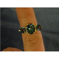 14k London Blue topaz ring