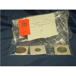 1884 us silver dollar, 1902 barber dime, 1900 us h