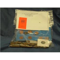 100 old us wheat sets and mercy dimes